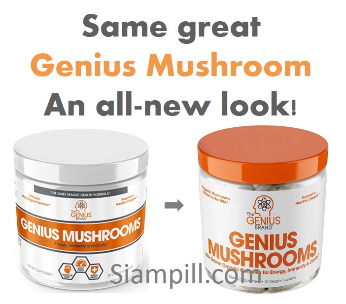 package changing of genius mushrooms